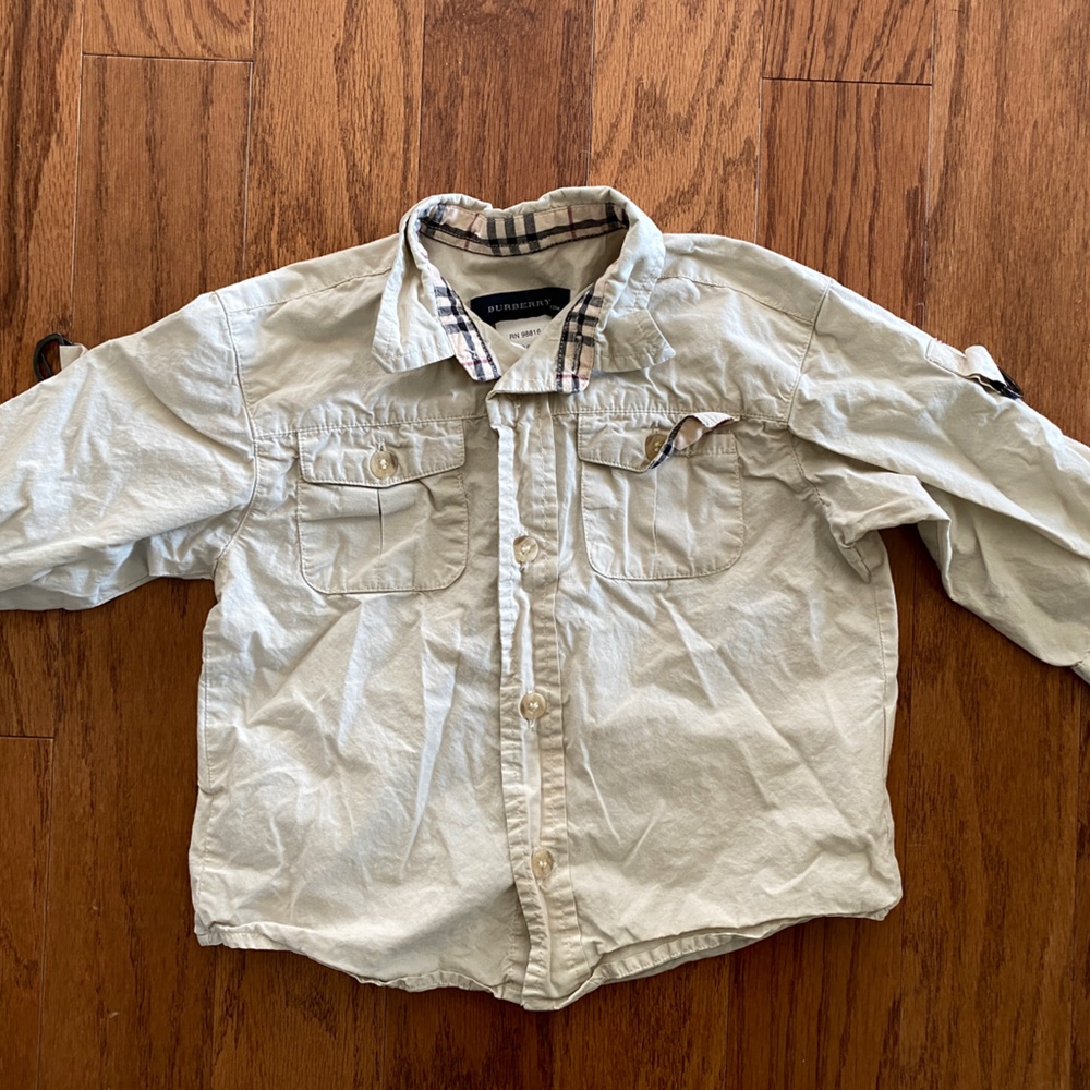 Burberry 12 Month button down shirt